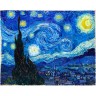  PELÍCULA ADESIVA PARA BOX OU VIDRO ESTAMPA 3D - OBRA NOITE ESTRELADA DO ARTISTA VINCENT VAN GOGH